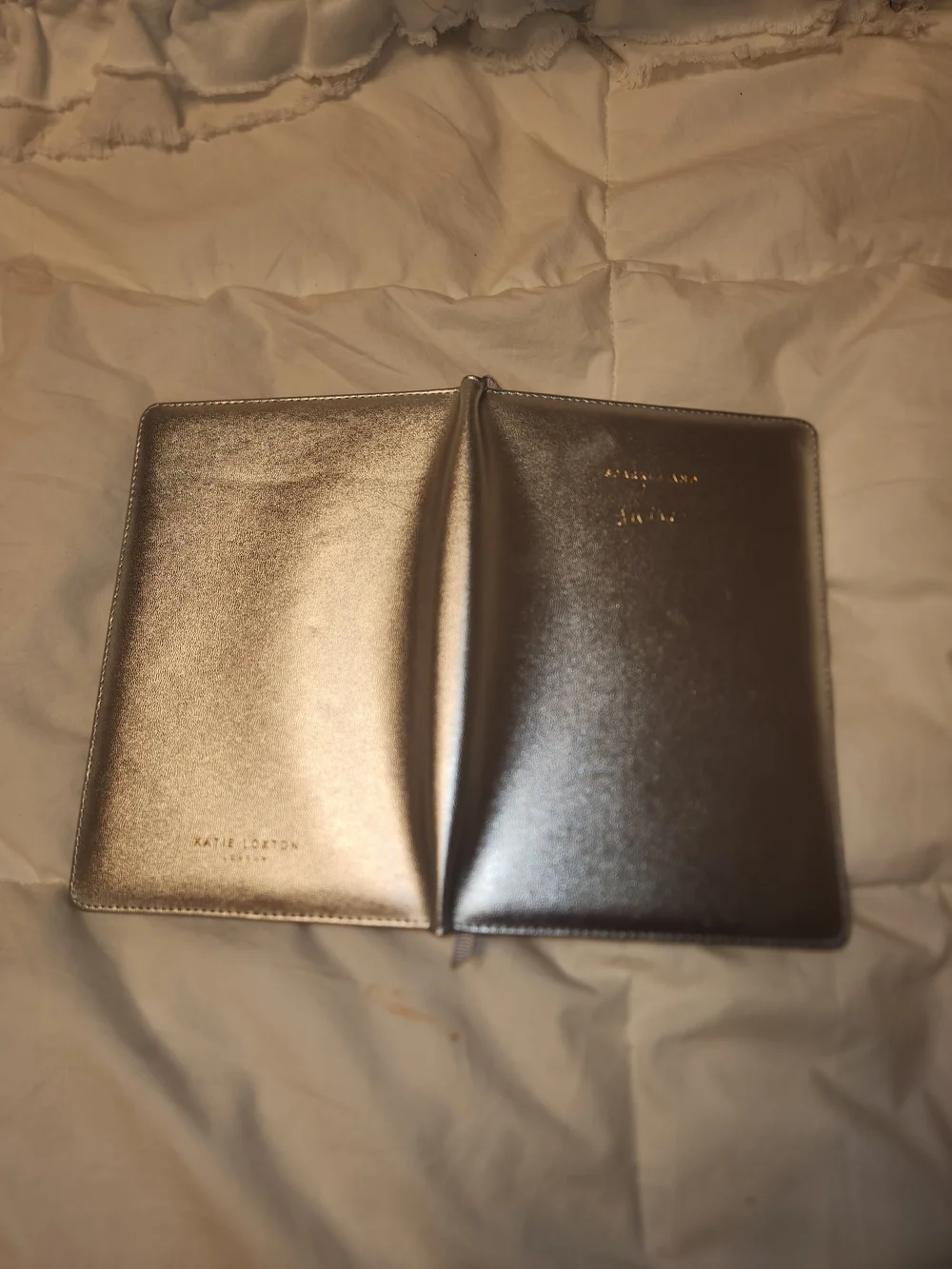 Silver Metallic Sparkle & Shine Journal - Notebook